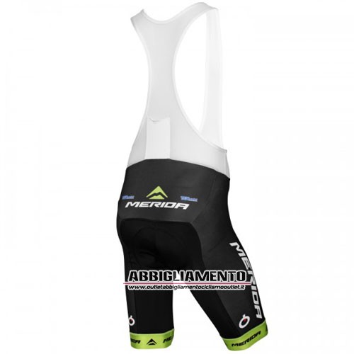 Abbigliamento Merida 2016 Manica Corta E Pantaloncino Con Bretelle Bianco E Verde - Clicca l'immagine per chiudere