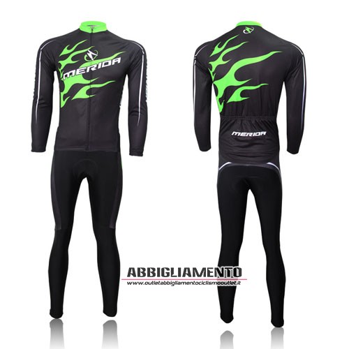 Abbigliamento Merida 2012 Manica Lunga E Calza Abbigliamento Con Bretelle Nero E Verde - Clicca l'immagine per chiudere