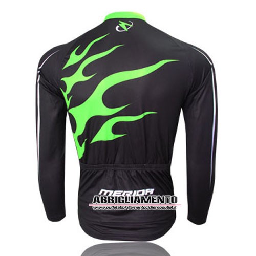 Abbigliamento Merida 2012 Manica Lunga E Calza Abbigliamento Con Bretelle Nero E Verde - Clicca l'immagine per chiudere