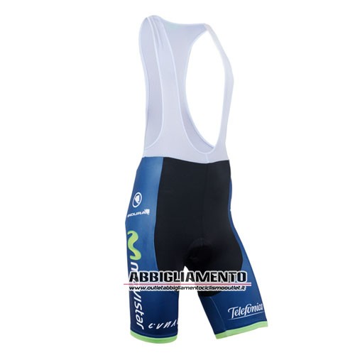 Abbigliamento Movistar 2014 Manica Corta E Pantaloncino Con Bretelle Blu E Verde - Clicca l'immagine per chiudere