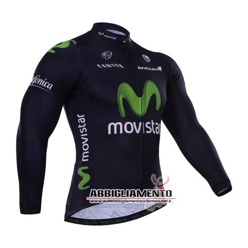 Abbigliamento Movistar 2015 Manica Lunga E Calza Abbigliamento Con Bretelle Blu E Verde - Clicca l'immagine per chiudere