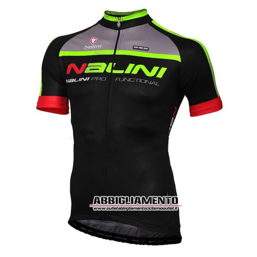 Abbigliamento Nalini 2015 Manica Corta E Pantaloncino Con Bretelle Nero E Verde - Clicca l'immagine per chiudere