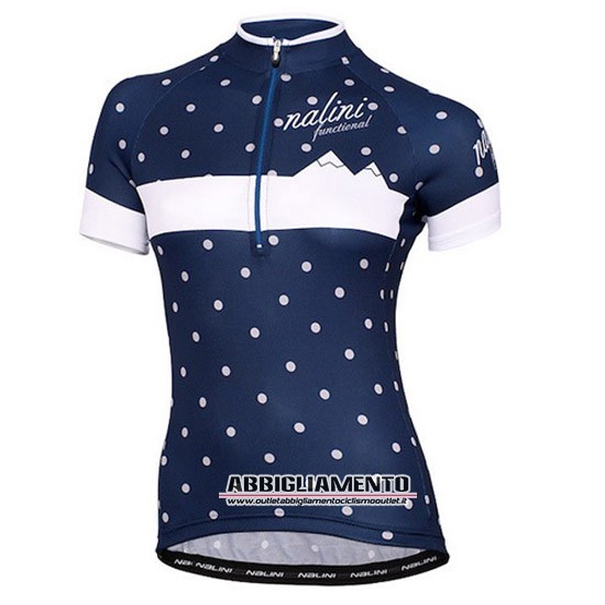 Donne Abbigliamento Nalini 2015 Manica Corta E Pantaloncino Con Bretelle Blu E Bianco - Clicca l'immagine per chiudere