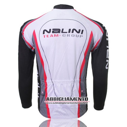 Abbigliamento Nalini 2011 Manica Lunga E Calza Abbigliamento Con Bretelle Bianco E Nero - Clicca l'immagine per chiudere