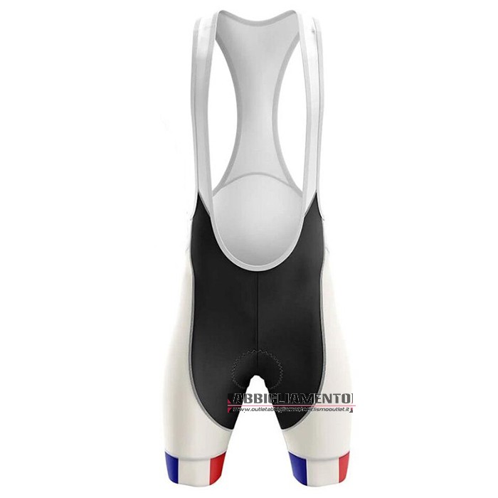 Abbigliamento Campione Francia 2020 Manica Corta e Pantaloncino Con Bretelle Bianco - Clicca l'immagine per chiudere