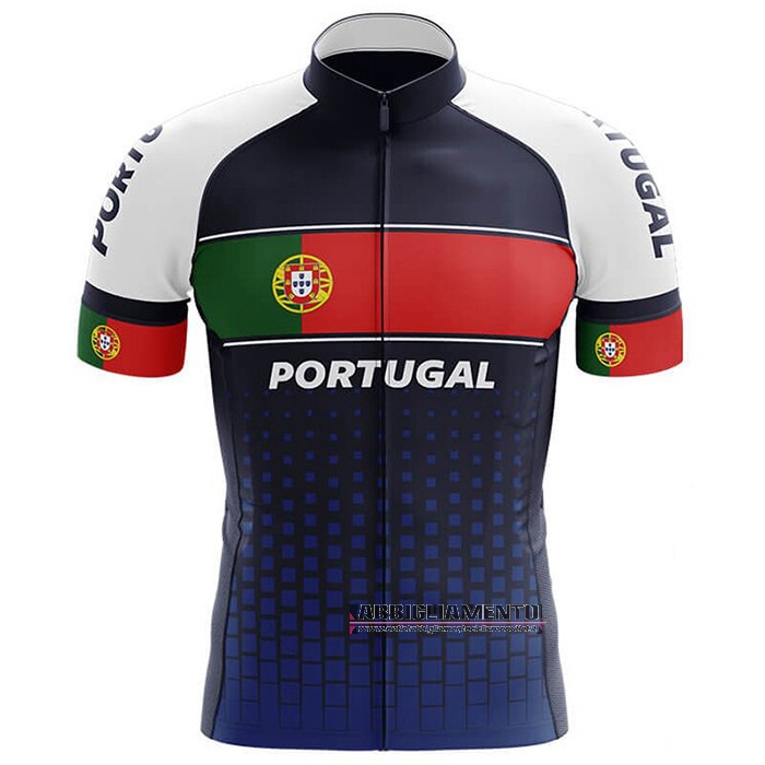 Abbigliamento Campione Portugal 2020 Manica Corta e Pantaloncino Con Bretelle Blu Verde Rosso - Clicca l'immagine per chiudere