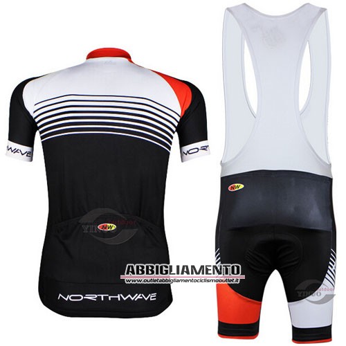 Abbigliamento Northwave 2014 Manica Corta E Pantaloncino Con Bretelle Nero E Bianco - Clicca l'immagine per chiudere