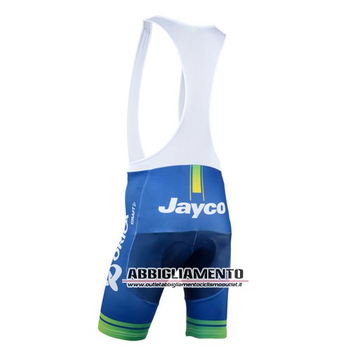 Abbigliamento Orica GreenEDGE 2014 Manica Corta E Pantaloncino Con Bretelle edge Bianco E Blu - Clicca l'immagine per chiudere