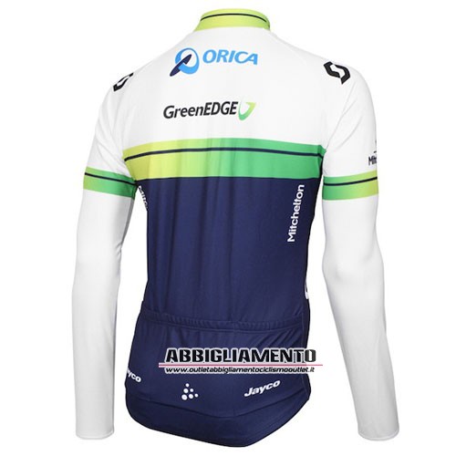 Abbigliamento Orica GreenEDGE 2016 Manica Corta E Pantaloncino Con Bretelle edge Bianco E Blu - Clicca l'immagine per chiudere