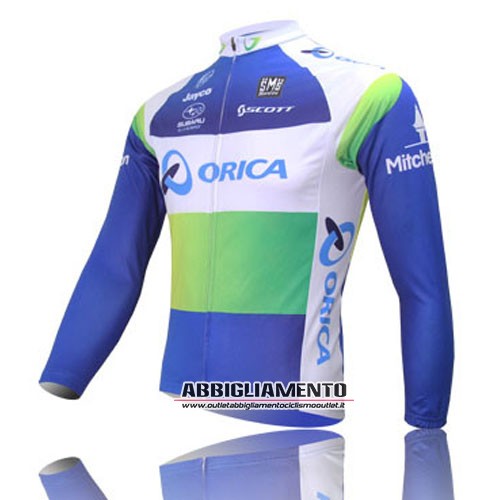 Abbigliamento Orica GreenEDGE 2013 Manica Lunga E Calza Abbigliamento Con Bretelle edge Bianco E Blu - Clicca l'immagine per chiudere