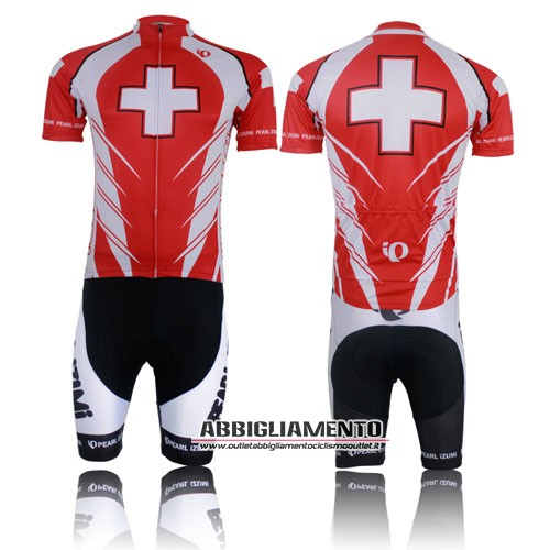 Abbigliamento Pearl Izumi 2010 Manica Corta E Pantaloncino Con Bretelle Rosso E Bianco - Clicca l'immagine per chiudere