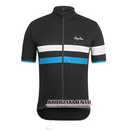 Abbigliamento Rapha 2015 Manica Corta E Pantaloncino Con Bretelle Nero E Blu - Clicca l'immagine per chiudere