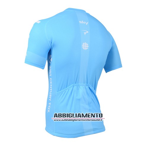 Abbigliamento Sky 2015 Manica Corta E Pantaloncino Con Bretelle Blu - Clicca l'immagine per chiudere