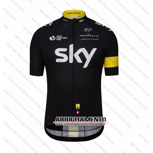 Abbigliamento Sky 2016 Manica Corta E Pantaloncino Con Bretelle Giallo E Nero - Clicca l'immagine per chiudere