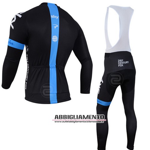 Abbigliamento Sky 2014 Manica Lunga E Calza Abbigliamento Con Bretelle Nero - Clicca l'immagine per chiudere