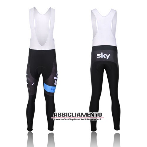 Abbigliamento Sky 2014 Manica Lunga E Calza Abbigliamento Con Bretelle Nero - Clicca l'immagine per chiudere