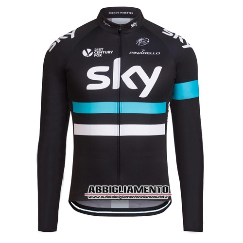 Abbigliamento Sky 2016 Manica Lunga E Calza Abbigliamento Con Bretelle Nero - Clicca l'immagine per chiudere