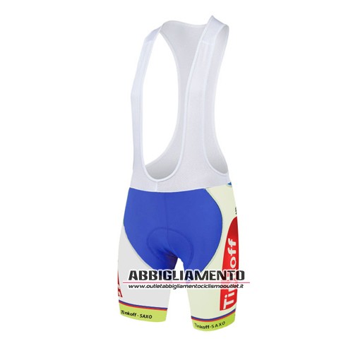 Abbigliamento SaxoBank 2015 Manica Corta E Pantaloncino Con Bretelle Rosso E Bianco - Clicca l'immagine per chiudere