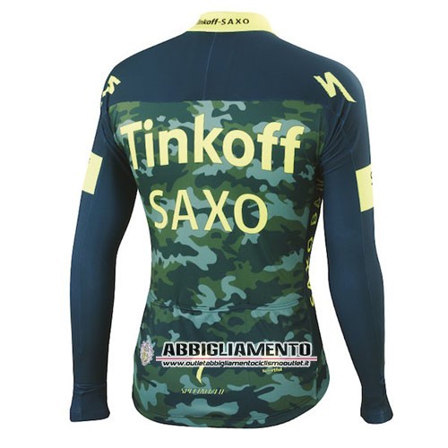 Abbigliamento SaxoBank 2016 Manica Lunga E Calza Abbigliamento Con Bretelle Giallo E Verde - Clicca l'immagine per chiudere