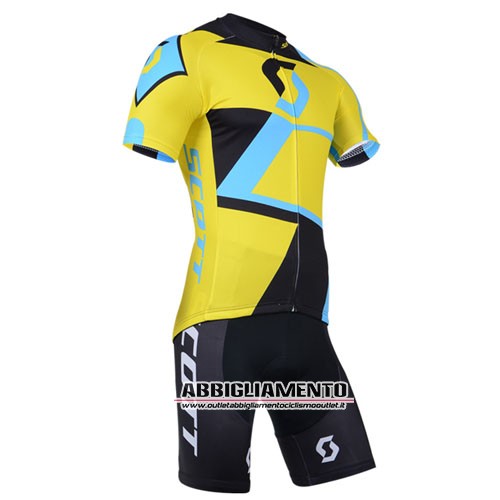 Abbigliamento Scott 2014 Manica Corta E Pantaloncino Con Bretelle Nero E Giallo - Clicca l'immagine per chiudere