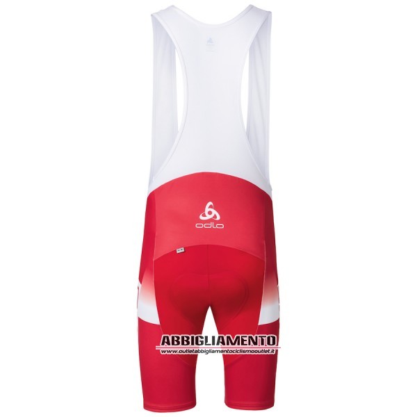 Abbigliamento Scott 2016 Manica Corta E Pantaloncino Con Bretelle Bianco E Rosso - Clicca l'immagine per chiudere