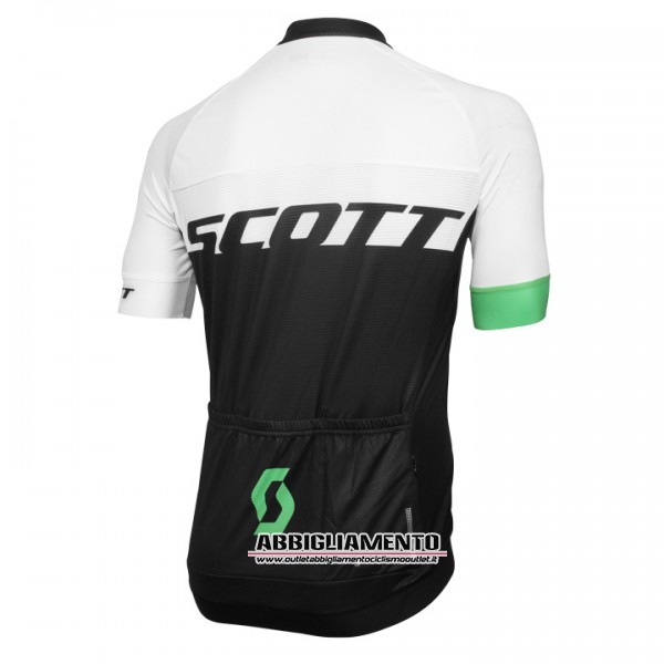 Abbigliamento Scott 2016 Manica Corta E Pantaloncino Con Bretelle Bianco E Verde - Clicca l'immagine per chiudere