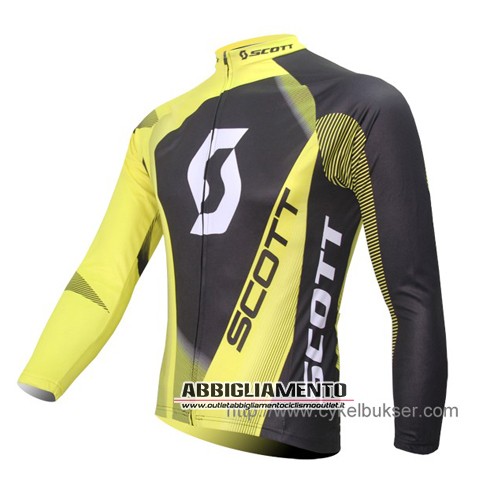 Abbigliamento Scott 2013 Manica Lunga E Calza Abbigliamento Con Bretelle Nero E Giallo - Clicca l'immagine per chiudere