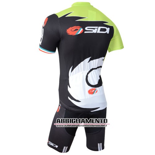 Abbigliamento Sidi 2014 Manica Corta E Pantaloncino Con Bretelle Nero E Verde - Clicca l'immagine per chiudere