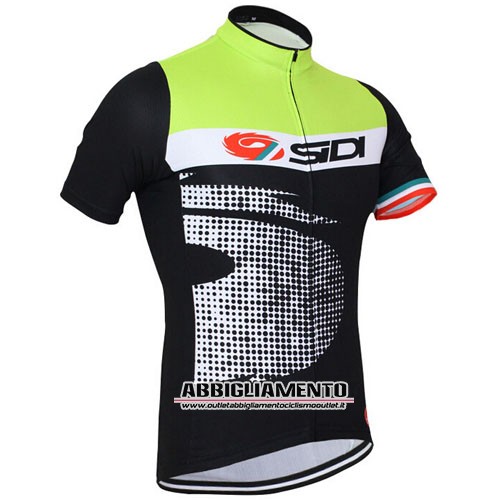 Abbigliamento Sidi 2015 Manica Corta E Pantaloncino Con Bretelle Nero E Verde - Clicca l'immagine per chiudere