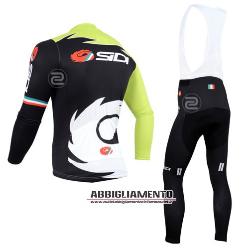 Abbigliamento Sidi 2014 Manica Lunga E Calza Abbigliamento Con Bretelle Nero E Verde - Clicca l'immagine per chiudere