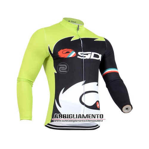 Abbigliamento Sidi 2014 Manica Lunga E Calza Abbigliamento Con Bretelle Nero E Verde - Clicca l'immagine per chiudere