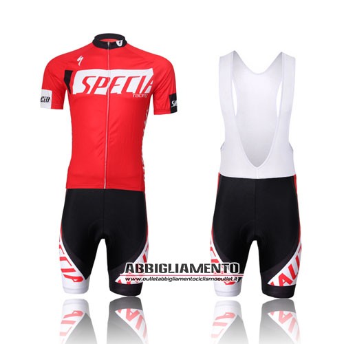 Abbigliamento Specialized 2012 Manica Corta E Pantaloncino Con Bretelle Rosso E Bianco - Clicca l'immagine per chiudere