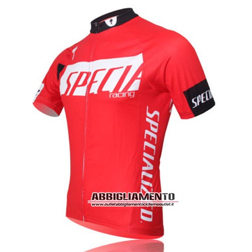 Abbigliamento Specialized 2012 Manica Corta E Pantaloncino Con Bretelle Rosso E Bianco - Clicca l'immagine per chiudere