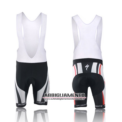 Abbigliamento Specialized 2013 Manica Corta E Pantaloncino Con Bretelle Bianco E Rosso - Clicca l'immagine per chiudere