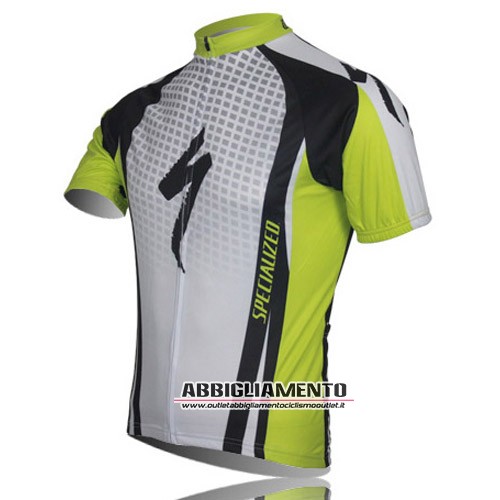 Abbigliamento Specialized 2013 Manica Corta E Pantaloncino Con Bretelle Verde E Bianco - Clicca l'immagine per chiudere