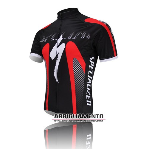 Abbigliamento Specialized 2014 Manica Corta E Pantaloncino Con Bretelle Nero E Rosso - Clicca l'immagine per chiudere