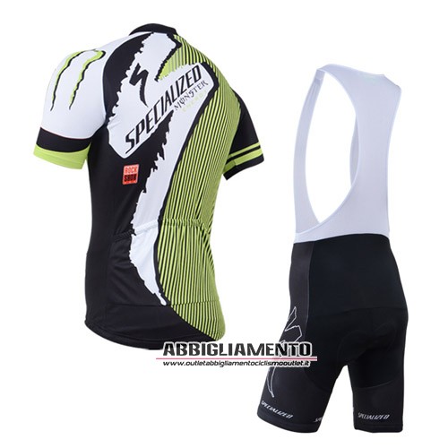 Abbigliamento Specialized 2014 Manica Corta E Pantaloncino Con Bretelle Verde E Nero - Clicca l'immagine per chiudere