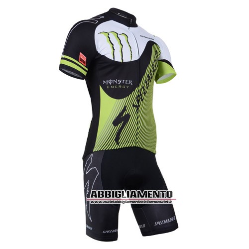 Abbigliamento Specialized 2014 Manica Corta E Pantaloncino Con Bretelle Verde E Nero - Clicca l'immagine per chiudere