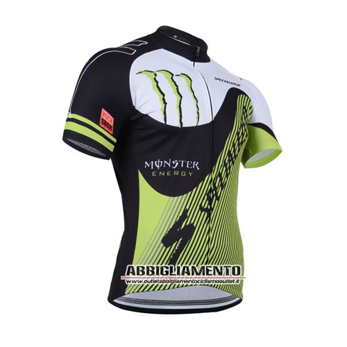 Abbigliamento Specialized 2014 Manica Corta E Pantaloncino Con Bretelle Verde E Nero - Clicca l'immagine per chiudere