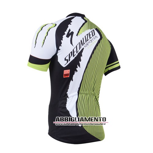 Abbigliamento Specialized 2014 Manica Corta E Pantaloncino Con Bretelle Verde E Nero - Clicca l'immagine per chiudere