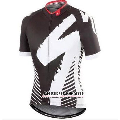 Abbigliamento Specialized 2016 Manica Corta E Pantaloncino Con Bretelle Nero E Bianco - Clicca l'immagine per chiudere