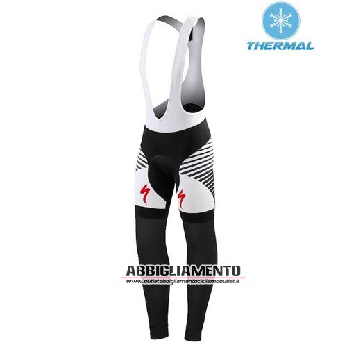 Abbigliamento Specialized 2015 Manica Lunga E Calza Abbigliamento Con Bretelle Bianco E Nero - Clicca l'immagine per chiudere