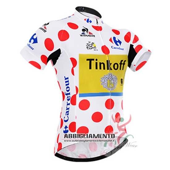 Abbigliamento Tinkoff 2016 Manica Corta E Pantaloncino Con Bretelle Rosso E Bianco - Clicca l'immagine per chiudere