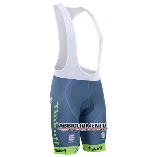 Abbigliamento Tinkoff 2016 Manica Corta E Pantaloncino Con Bretelle Verde E Nero - Clicca l'immagine per chiudere