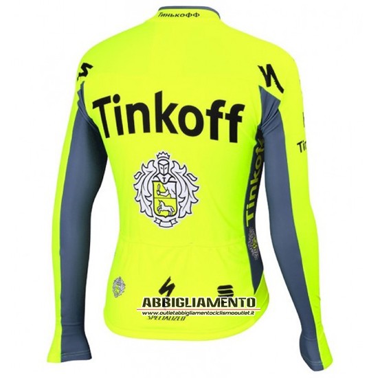 Abbigliamento Tinkoff 2016 Manica Lunga E Calzamaglia Con Bretelle Giallo E Blu - Clicca l'immagine per chiudere