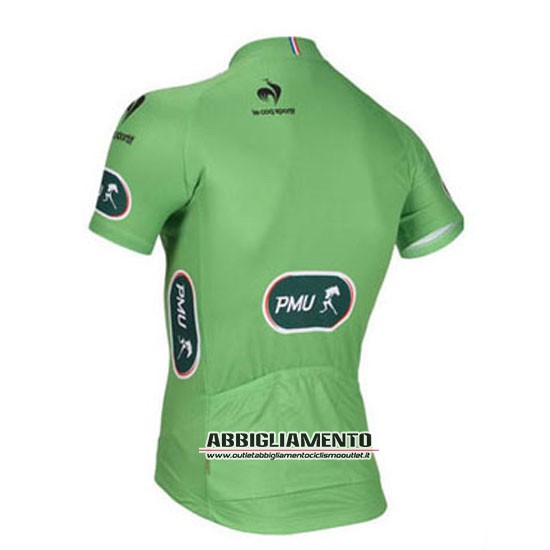 Abbigliamento Tour De France 2014 Manica Corta E Pantaloncino Con Bretelle Verde - Clicca l'immagine per chiudere