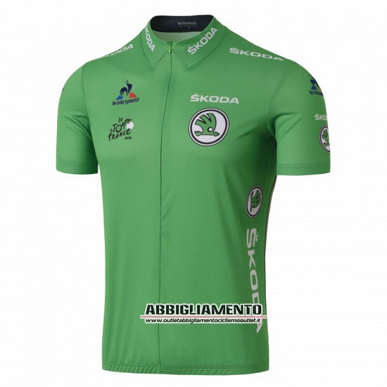 Abbigliamento Tour De France 2016 Manica Corta E Pantaloncino Con Bretelle Verde - Clicca l'immagine per chiudere