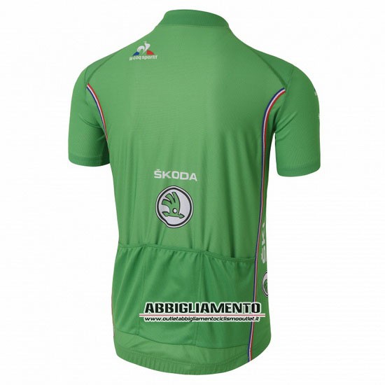 Abbigliamento Tour De France 2016 Manica Corta E Pantaloncino Con Bretelle Verde - Clicca l'immagine per chiudere