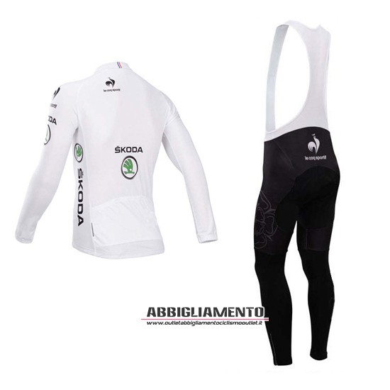 Abbigliamento Tour De France 2014 Manica Lunga E Calza Abbigliamento Con Bretelle Bianco - Clicca l'immagine per chiudere