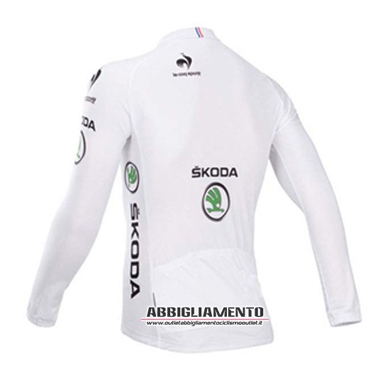 Abbigliamento Tour De France 2014 Manica Lunga E Calza Abbigliamento Con Bretelle Bianco - Clicca l'immagine per chiudere